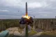In this photo taken from video released by Russian Defense M
