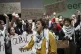 Activists participate in a demonstration for climate finance
