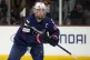 United States forward Hilary Knight skates to the bench to c