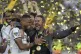 Coach Artur Jorge of Brazil's Botafogo (right) and Junior Sa