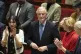 French Prime Minister Michel Barnier gets applause from mini