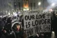 Demonstrators rally outside the parliament to protest agains