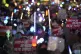 Participants gather to stage a rally demanding South Korean 