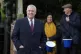 Prince Andrew leaves after attending the Christmas day servi