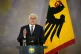 German President Frank-Walter Steinmeier announces the decis