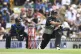 New Zealand's Daryl Mitchell plays during the 3rd T20 match 