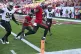 Tampa Bay Buccaneers running back Bucky Irving scores a touc