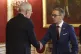 Austrian President Alexander Van der Bellen, left, welcomes 