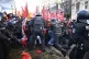 Police officers and demonstrators clash during the ‘Luxemb