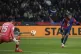 Barcelona's Lamine Yamal, right, scores his side's fifth goa