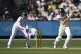 Australia's Annabel Sutherland, right, bats in front of Engl