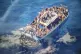 This undated handout image provided by Greece's coast guard,