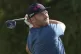 Wyndham Clark hits his tee shot at the fifth hole during the
