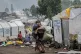 People who were displaced by the fighting between M23 rebels