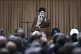 Supreme Leader Ayatollah Ali Khamenei speaks in a meeting wi