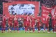 Liverpool players ahead the English Premier League soccer ma