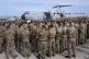 Britain's Prime Minister Keir Starmer speaks to soldiers at 