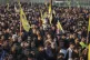 A crowd watches live a Pro-Kurdish Peoples' Equality and Dem