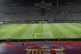Empty stands and field seen after the cancellation of the Sp