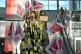 Airport workers protest during a strike of the union ver.di 