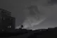 Smoke rises from a location reportedly struck by U.S. airstr