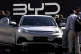 Visitors check the China made BYD ATTO 3 at the IAA motor sh