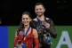 Bronze medalists Lilah Fear and Lewis Gibson, of Great Brita