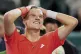 Jakub Mensik, of Czech Republic, reacts after defeating Nova