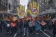 Protestors march through New York City during a 