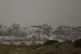 Smoke rises to the sky following an Israeli bombardment in t