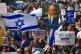 People protest against Prime Minister Benjamin Netanyahu in 