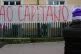A banner reading ‘So long captain’ is hung outside the A