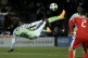 Nigeria's Odion Ighalo tries but fails to connect with an ov