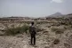 A fighter from a militia known as the Security Belt, that is
