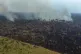 Smoke rises from a forest fire in the Transamazonica highway