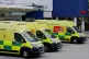 Ambulances parked outside an Emergency Department