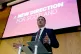 Scottish Labour leader Anas Sarwar delivers a speech at Univ