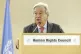 U.N. Secretary-General Antonio Guterres delivers his remarks