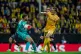 Arsenal's goalkeeper Matt Turner and Bodo/Glimt's Runar Espe