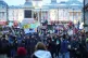 Supporters of Julian Assange, march along Whitehall to Downi