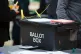 A ballot box, February 29, 2024