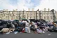 Overflowing bins on the streets of Edinburgh where cleansing