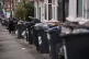 Rows of overflowing bins in the Selly Oak area of Birmingham