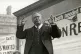 Horatio Bottomley at a WWI recruiting rally in Trafalgar Squ