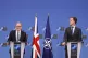 Prime Minister Keir Starmer speaking at a press conference w