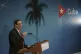 Cuban Foreign Minister Bruno Rodriguez gives a press confere