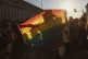 Protesters rally outside Bulgaria's parliament, August 8, 20