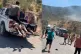 The aftermath of the strike in the village of Parakhe	