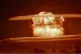 A mushroom cloud from a US nuclear bomb test in 1954