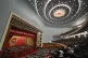 Delegates and media watch as Chinese Premier Li Qiang speaks